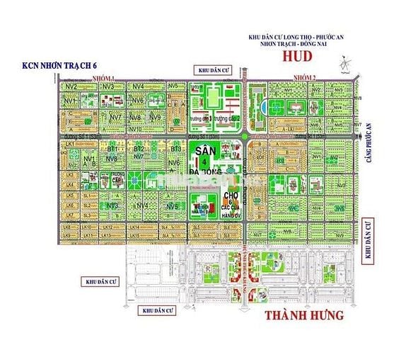Mua Bán Đất Nền Dự Án Khu Đô Thị Mới Long Thọ - Phước An.