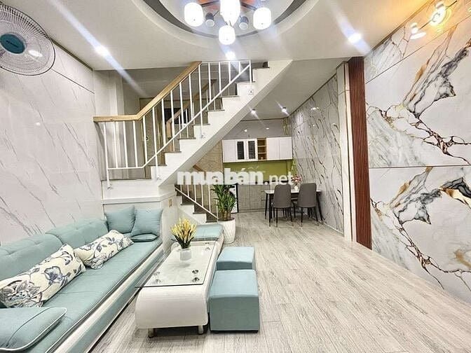 NHÀ ĐẸP 2 TẦNG QUANG TRUNG, GÒ VẤP - NGANG 4M - TẶNG TOÀN BỘ NỘI THẤT