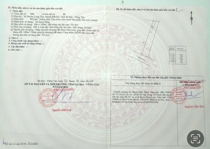 Bán đất MT đường Đoàn Trung Còn gần KCN Đất Đỏ 1