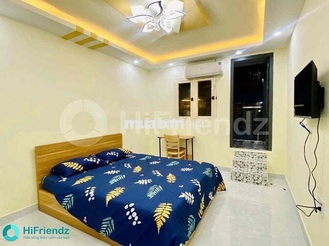 ✨ Trống sẵn siêu phẩm studio full nội thất ban công lớn - sát Q1,Q5