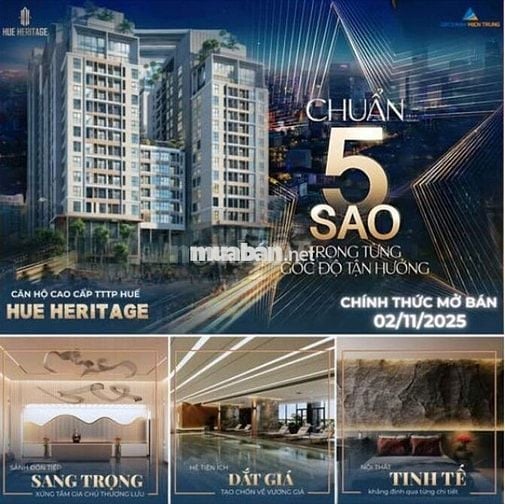 Căn hộ 3PN tổ ấm gia đình tại trung tâm cố đô Huế
