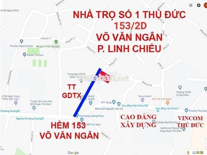 Phòng trọ sạch đẹp 153/2D Võ Văn Ngân gần Vincom Thủ Đức