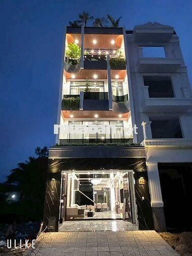 Nhà mới full NT có thang máy, 4 tầng, 5 PN, 3WC, Phú Mỹ, Q7, 90M2 18Tỷ