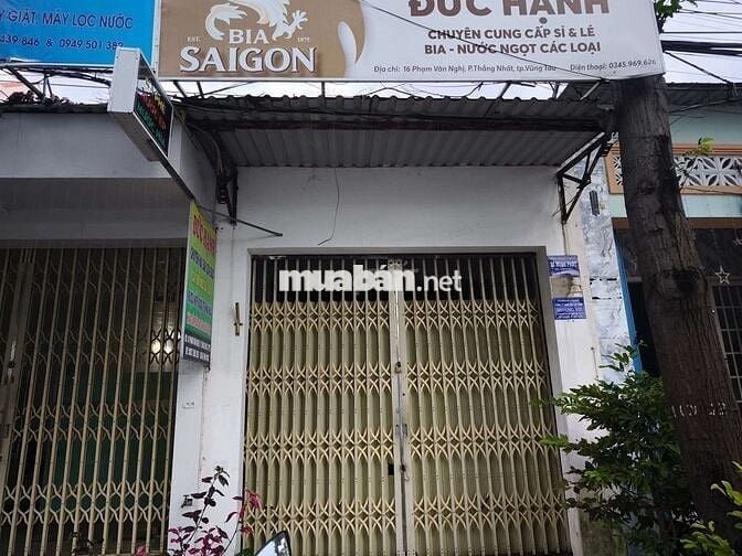 BÁN NHÀ MẶT TIỀN PHẠM VĂN NGHỊ TP.VT 68M GIÁ 5,5 TỶ CÒN TL