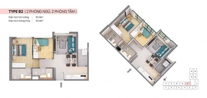 citi Alto bán căn 2PN 2wc chỉ dưới 3 tỷ