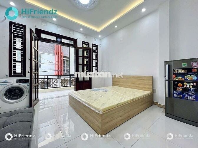 🔥CHO THUÊ KV CÔNG VIÊN GIA ĐỊNH-STUDIO BAN CÔNG-TÁCH BẾP-FULL NT-35M2