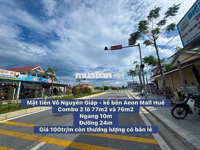 🚨 Bán 02 lô liền kề mặt tiền Võ Nguyên Giáp - Cạnh Siêu Thị Aeon Mall