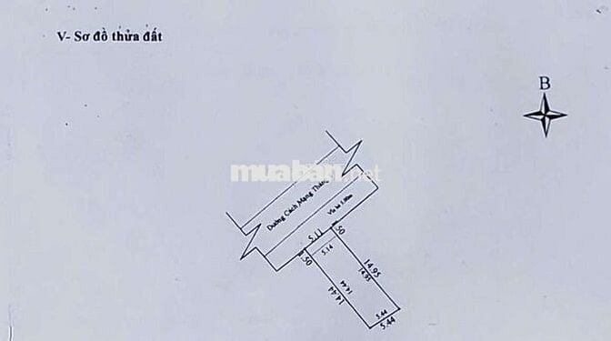 Bán nhà 41 Cách Mạng Tháng 8 đối diện BV Tâm Trí