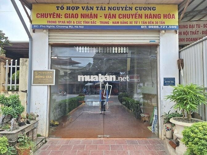 Cho thuê nhà mặt đường quốc lộ 6,xã Phú Nghĩa,huyện Chương Mỹ, Hà Nội.