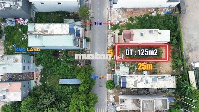 Chính chủ gửi đất kinh doanh chân chung cư 125m2 được thêm 40m2 cvien
