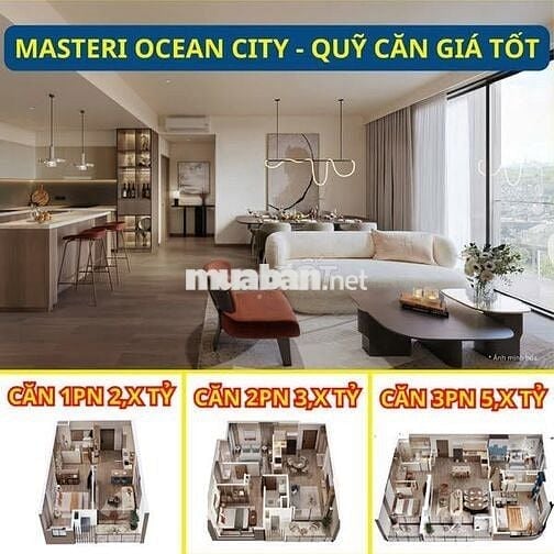 Nhận booking 10 tòa Masteri Thời Đại Ocean Park 3, LS 0%30 tháng