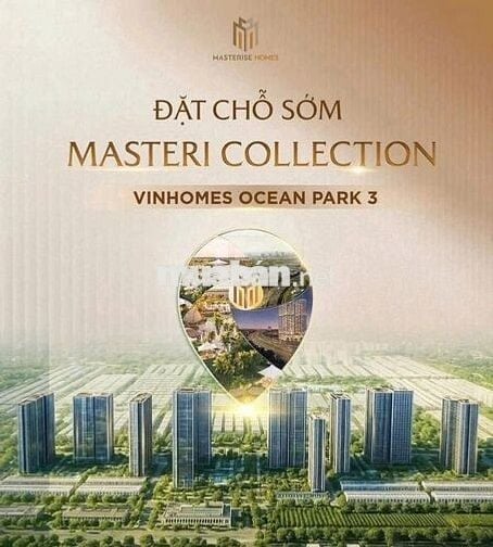 Mở Bán Chung Cư Cao Cấp Masteri Ocean Park 3. vốn 20% ân hạn 30 tháng
