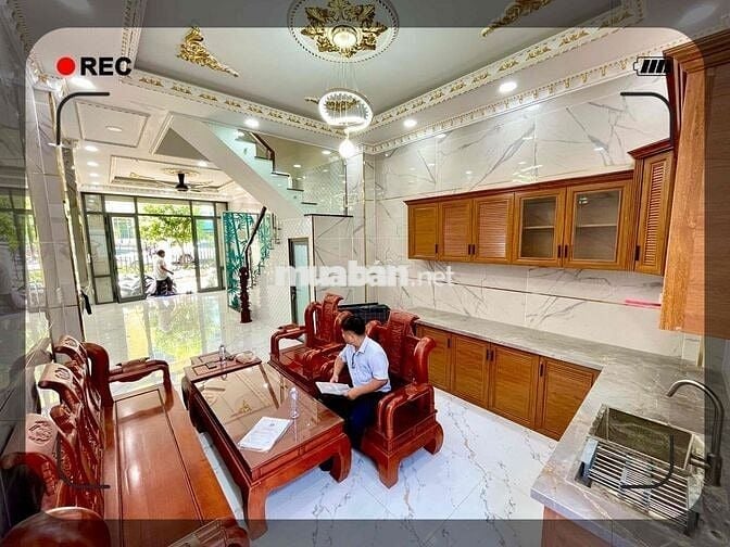 💥 Nhà Mới Nguyên TEM - ĐƯỜNG NHỰA 10m 1 Mặt Thoáng - Cụm dân cư