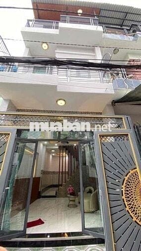 Nhà đẹp 4pn gần cầu Chà Và Q.8, dt 3,6x10 3tầng shr giá 4.98tỷ tl.