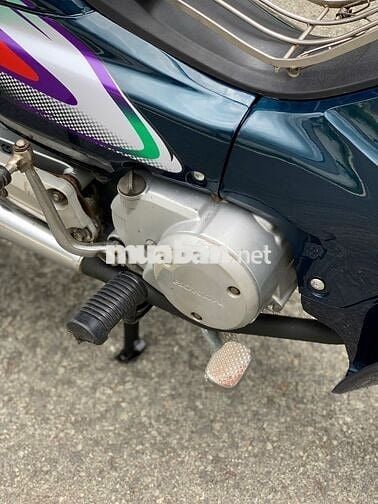 Xe máy Honda Wave 2005 màu xanh, số sàn