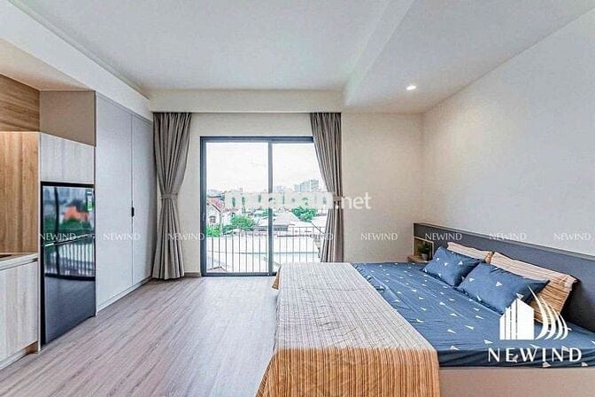 CHO THUÊ CĂN HỘ BAN CÔNG NGAY TRẦN ĐÌNH XU FULL NỘI THẤT GIÁ RẺ T10/25