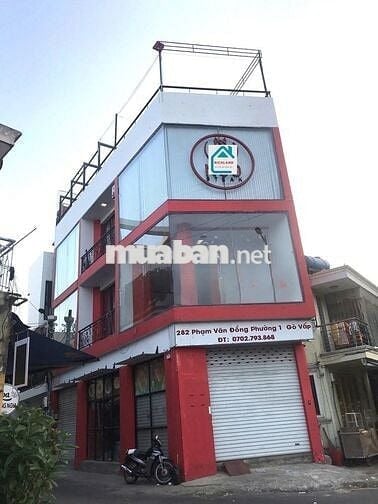 Cho thuê nhà Góc 3 Mặt tiền:  Phạm Văn Đồng P.1, Q.Gò Vấp 4.5x12m