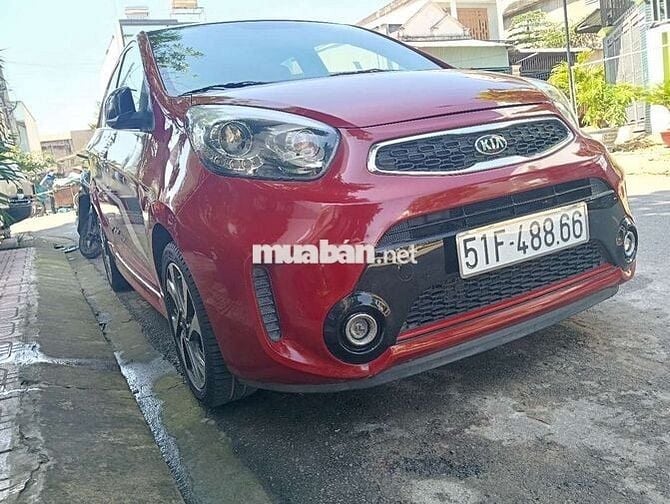 Bán Kia Morning 2017 Si 1.25 AT Bản Đỏ Đen