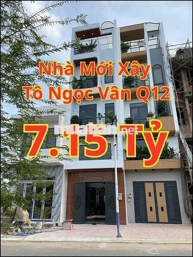 NHÀ ĐẸP DIỆN TÍCH KHỦNG – ĐẦU TÔ NGỌC VÂN, PHƯỜNG THỚI AN, Q.12