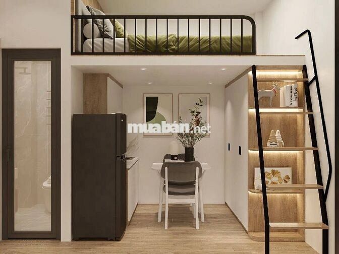 CHDV 60m2 Tân Mai 12P - 8 tầng - dòng tiền 70tr/tháng. 1 bước ra phố
