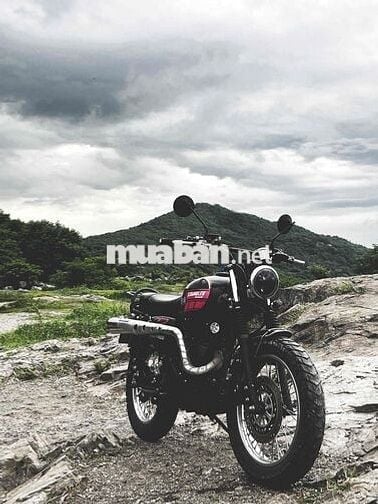 xe kawasaki w175se màu đen.