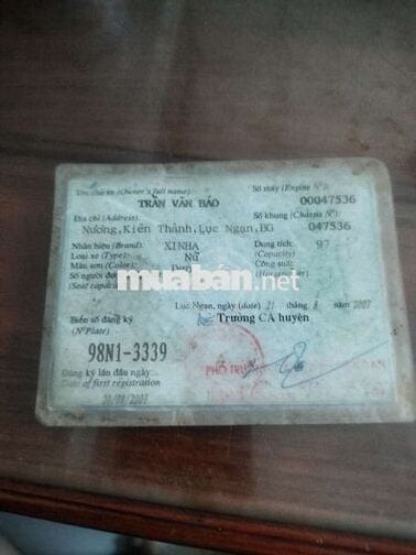 Cần bán chiếc win liên doanh có giấy
