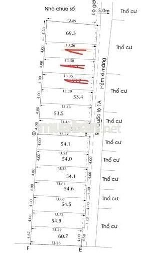 Cần bán gấp lô đất P. TTN .Q12 .DT 4x13 .có sổ hồng riêng.