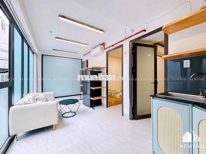 CHO THUÊ CĂN HỘ 1PN BAN CÔNG NGAY CHỢ TÂN ĐỊNH FULL NỘI THẤT GIÁ RẺ