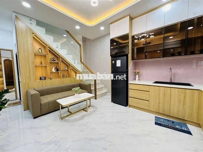 CHỢ BÀ CHIỂU - 2 Tầng - Nhà Đẹp Tặng Nội Thất