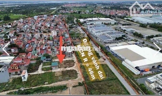 BÁN ĐẤT ĐẤU GIÁ X2 VÕNG LA, ĐÔNG ANH. ĐẦU CẦU THƯỢNG CÁT.