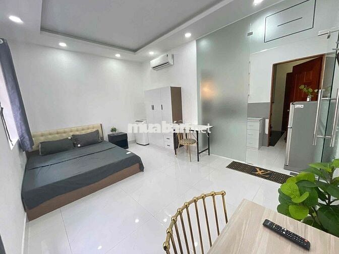 Cho Thuê Căn Hộ 1PN Full Nội Thất - Tách Bếp Riêng, Ở Cityland P-10 GV