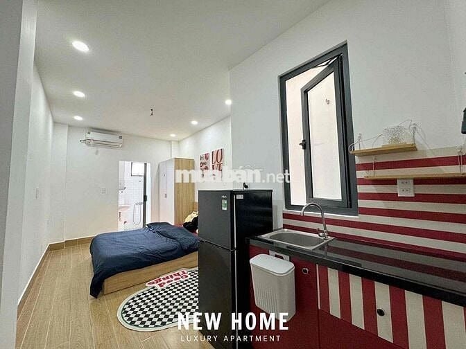 STUDIO FULL NỘI THẤT CỬA SỔ THOÁNG CÓ THANG MÁY GẦN PHAN XÍCH LONG
