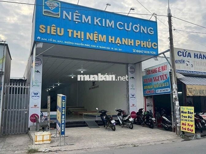 CHO THUÊ MẶT BẰNG PHƯỜNG TRẢNG DÀI GIÁ 15 TRIỆU