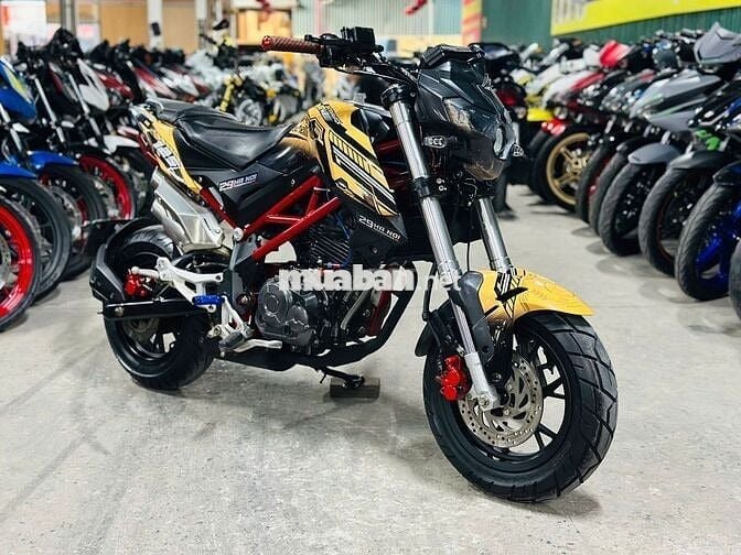 XE MÁYTHANH TÙNG_TNT 125 VÀNG ĐEN ZIN CÔN TAY MINI