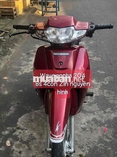 🌻WAVE  anpha lóc trắng 204 Bs 4con xe zin nguyên h