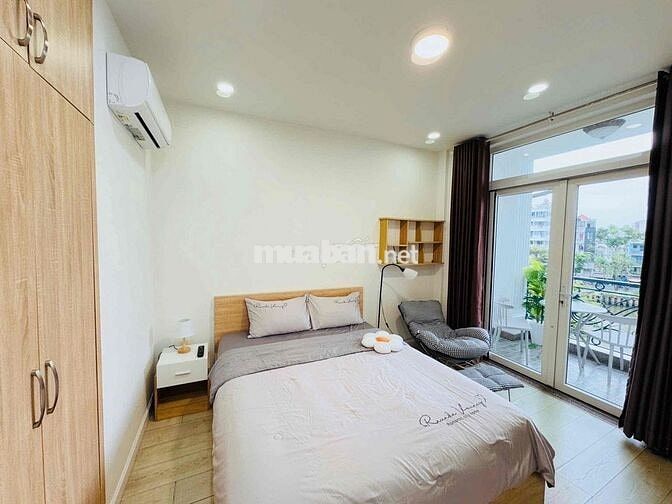 CHO THUÊ CHDV - AIRBNB 1PN NGAY BỜ KÈ HOÀNG SA QUẬN 1 BAO HẾT CHI PHÍ
