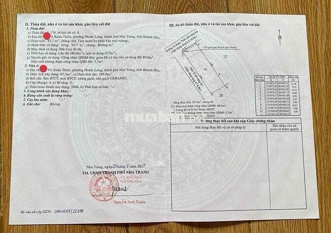 Bán Nhà 3 Tầng Đường Vũ Xuân Thiều Phước Long Nha Trang