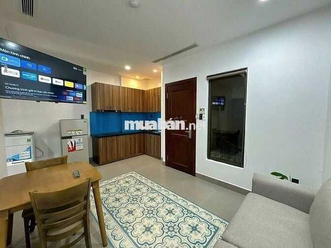 1BR full nội thất, cửa sổ, 40m2 chỉ 6tr5, 2' đến biển, khu An Thượng