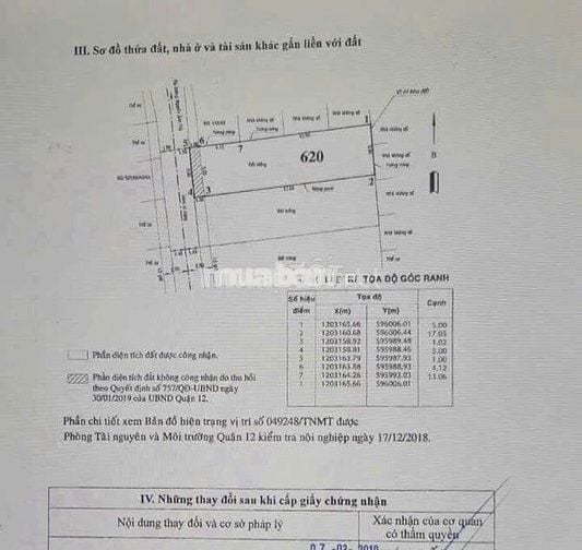 Mình chính chủ bán Đất 5 x 18,5,hẻm ôtô 5m P.Hiệp Thành