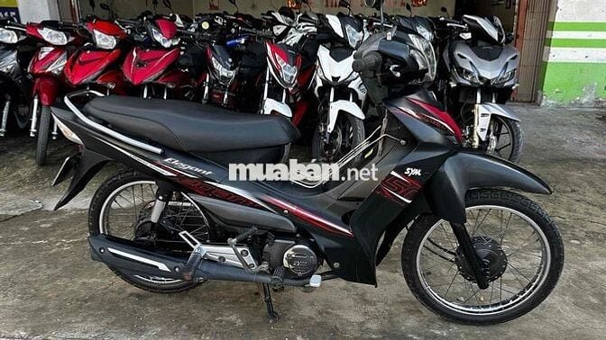 SYM Elegant 50cc 2019 đen đỏ ( hỗ trợ góp )