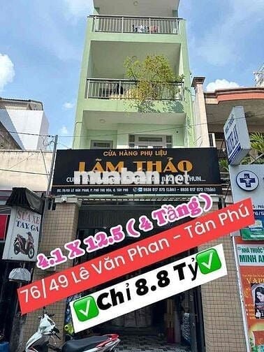 🟣mặt tiền kinh doanh lên văn phan 4 tầng chỉ 8.8 tỷ