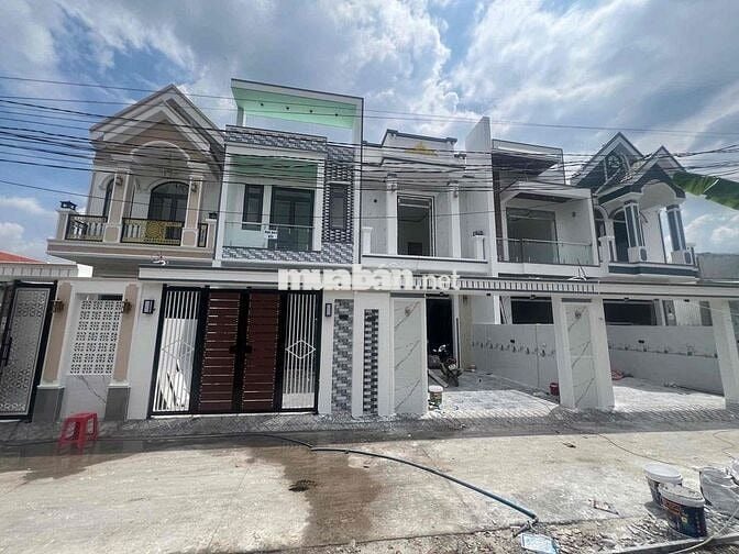 🏡 Nhà 1 trệt 1 lầu Mỹ Yên – Sổ hồng riêng – Đường xe hơi 3PN, 2WC