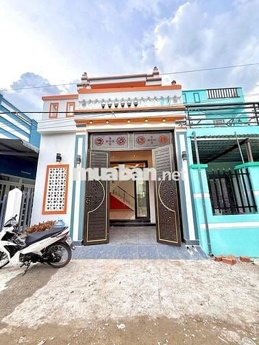 Nhà 1 Trệt 1 Lầu tại xã Mỹ Lộc Cần Giuộc  Pháp Lý : Sổ Hồng Riêng