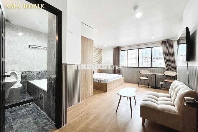 Cho Thuê Căn Studio_Thang Máy Mới Gần Vòng Xoay Lăng Cha Cả Tháng 10