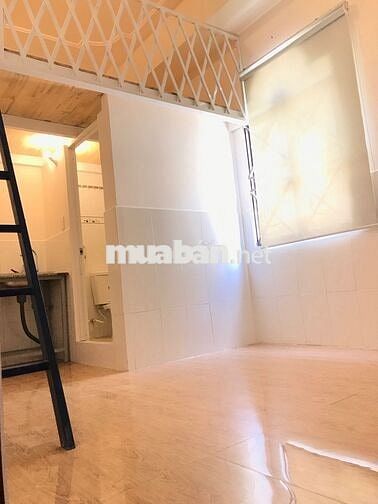 phòng trọ 15m2 có gác lửng, giờ giấc tự do