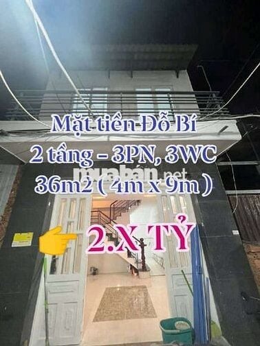 Bán nhà Mặt tiền Đỗ Bí, Tân Phú - Chỉ hơn 2 Tỷ