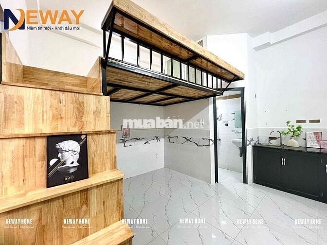 Siêu Phẩm Duplex Cửa Sổ Trời Mới Xây Full Nội Thất Đi Bộ Qua Huit