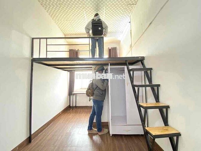 CHO THUÊ PHÒNG GÁC CAO - CỬA SỔ THOÁNG MÁT - GIỜ GIẤC TỰ DO NGAY T.TÂM
