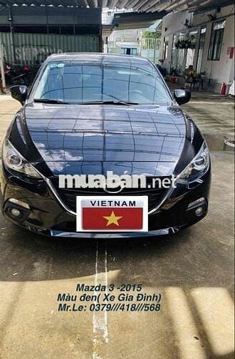 Mazda 3 2017 1.5 AT Sedan -màu đen,Xe gia đình