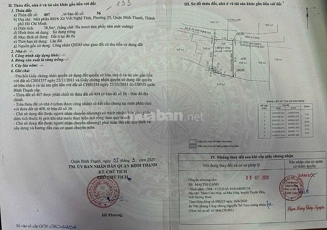 Nhà bán  chính chủ Cạnh mặt tiền Xô Viết Nghệ Tĩnh
